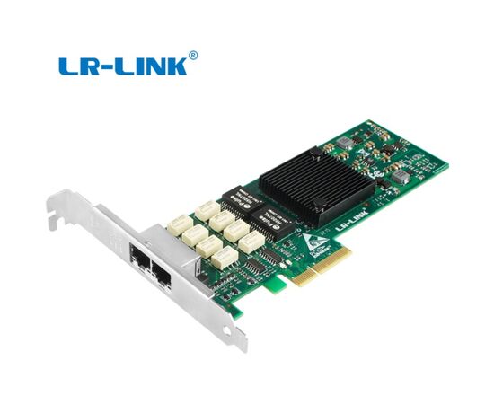 Сетевой адаптер LR-LINK PCIE 1GB DUAL PORT LREC9712HT-BP, фото 
