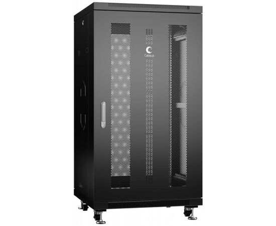 Шкаф серверный Cabeus ND-05C-22U60/80-BK 22U 800мм дверь металл, черный, фото 