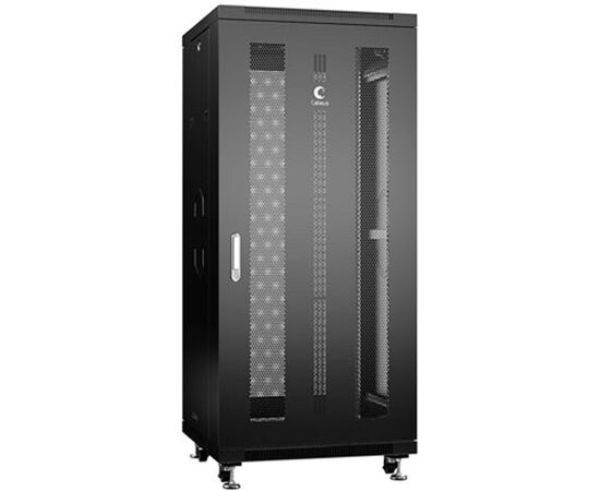 Шкаф серверный Cabeus ND-05C-27U60/60-BK 27U 600мм дверь металл, черный, фото 