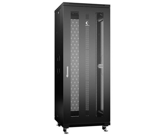 Шкаф серверный Cabeus ND-05C-32U60/80-BK 32U 800мм дверь металл, черный, фото 