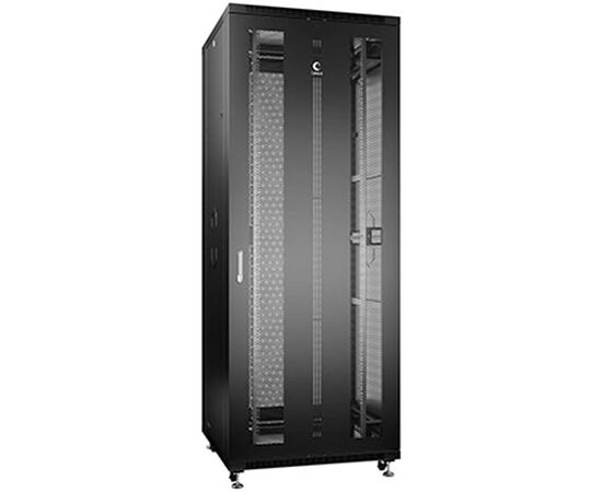 Шкаф серверный Cabeus ND-05C-47U80/100-BK 47U 1000мм дверь металл, черный, фото 