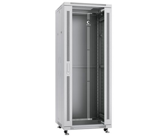 Шкаф серверный Cabeus SH-05C-32U60/100 32U 1000мм дверь стекло, серый, фото 