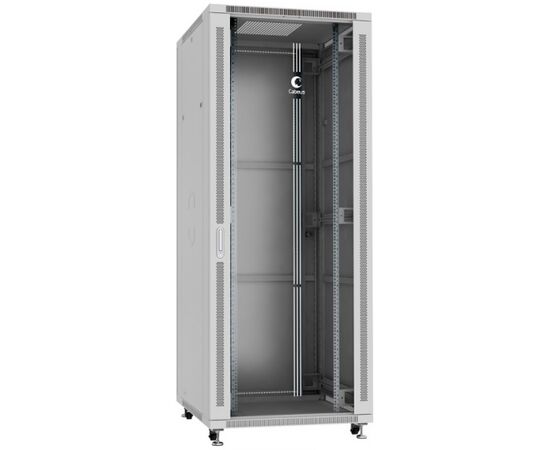 Шкаф серверный Cabeus SH-05C-42U80/100 42U 1000мм дверь стекло, серый, фото 