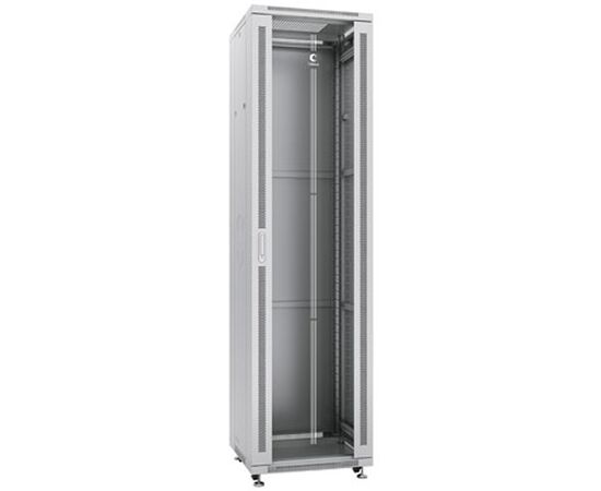 Шкаф серверный Cabeus SH-05C-47U60/100 47U 1000мм дверь стекло, серый, фото 