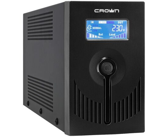 Источник бесперебойного питания CROWN CMU-650EURO LCD USB, фото 