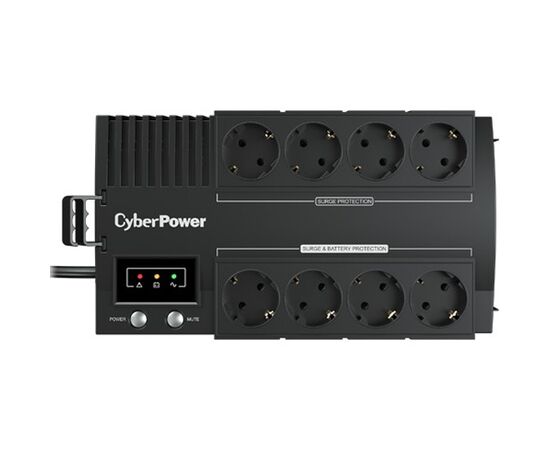 Источник бесперебойного питания CyberPower BS450E NEW 450VA/270W USB (4+4 EURO), фото 