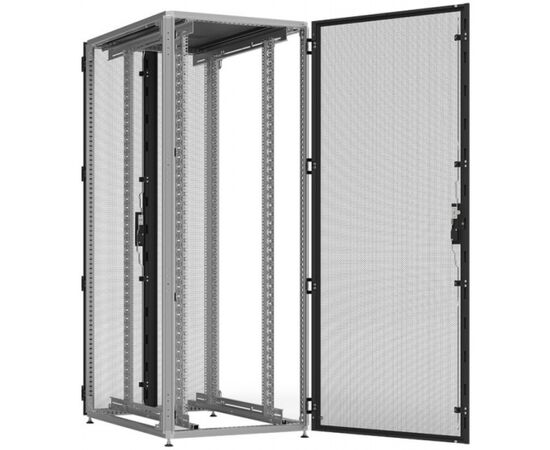 Шкаф серверный ITK ZPAS ZP05-42U-0610-PP 42U 1000мм дверь металл, черный, фото 