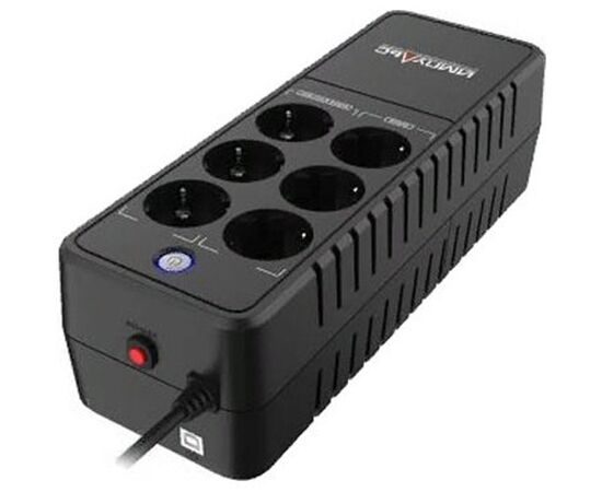 Источник бесперебойного питания Импульс ЭКСПЕРТ EX65102 650 ВА/360 Вт, фото 
