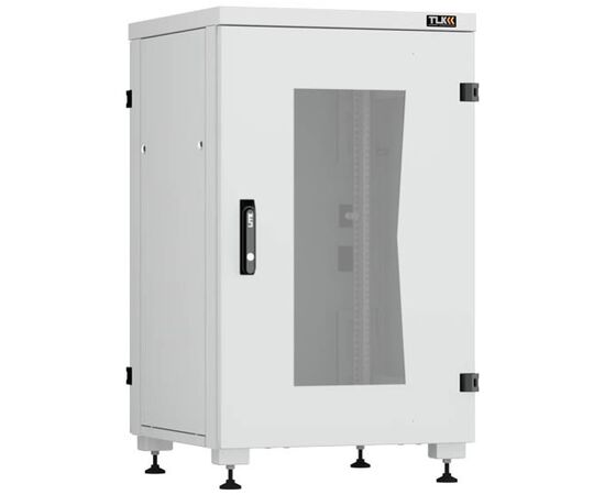 Серверный шкаф TLK Lite II TFI-186060-GMMM-R-GY 18U, 600мм, дверь стекло, серый, фото 