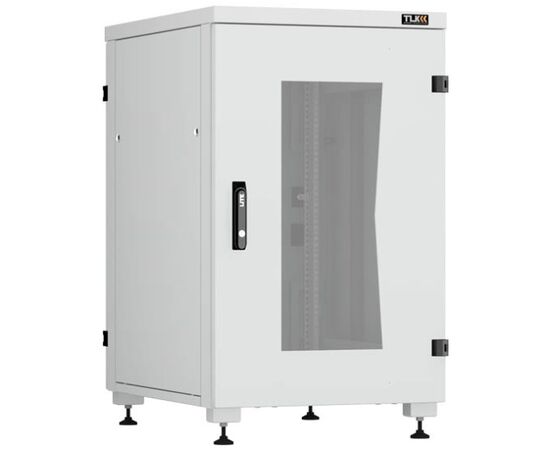 Серверный шкаф TLK Lite II TFI-186080-GMMM-R-GY 18U, 800мм, дверь стекло, серый, фото 