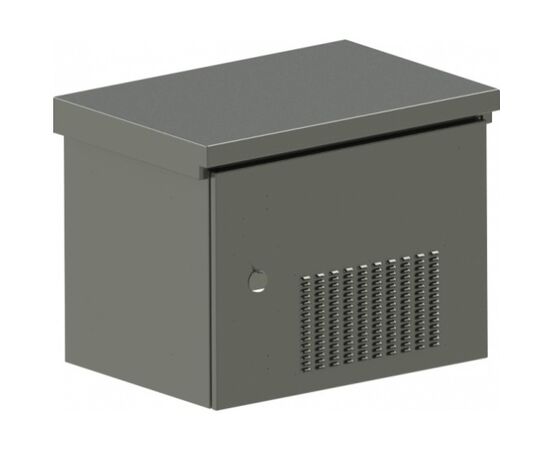 Шкаф настенный климатический TLK TWK-098256-M-GY, 9U, серый, фото 