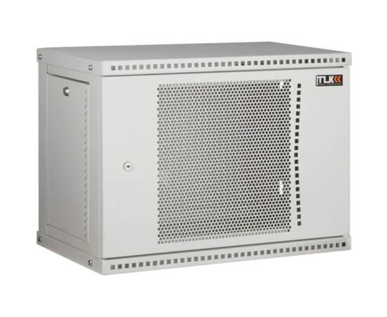 Шкаф настенный TLK LITE TWI-066035-R-P-GY 6U, 350мм, дверь металл, серый, фото 