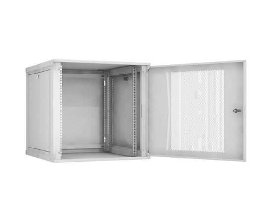 Шкаф настенный TLK LITE TWI-126060-R-P-GY 12U, 600мм, дверь металл, серый, фото 
