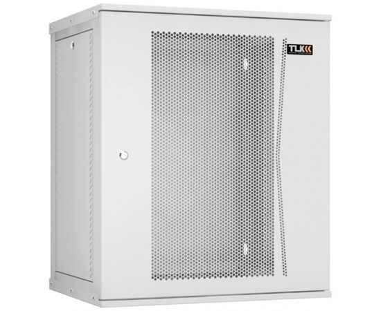 Шкаф настенный TLK LITE TWI-156045-R-P-GY 15U, 450мм, дверь металл, серый, фото 
