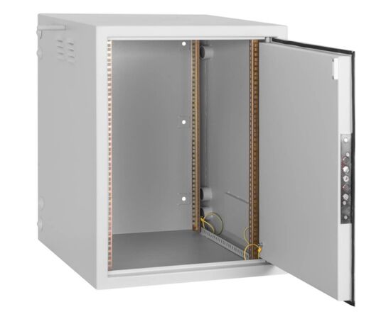 Шкаф настенный TLK SECURE TWS-126065-M-GY 12U, 650мм, дверь металл, серый, фото 