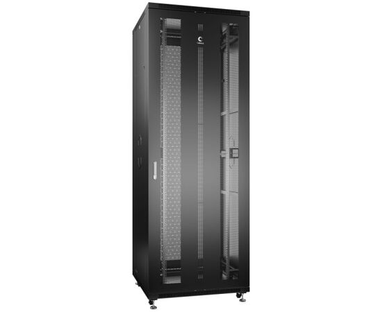 Шкаф серверный Cabeus ND-05C-47U80/80-BK 47U 800мм дверь металл, черный, фото 