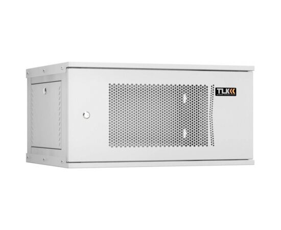 Шкаф настенный TLK LITE TWI-066045-R-P-GY 6U, 450мм, дверь металл, серый, фото 