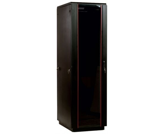 Шкаф серверный ЦМО ШТК-М-47.8.8-1ААА-9005 47U 800 мм дверь стекло, черный, фото 
