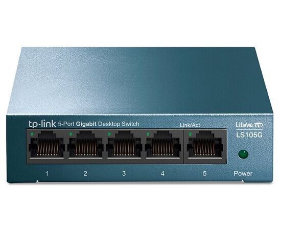 TP-Link LS105G 5-портовый настольный коммутатор 10/100/1000 Мбит/с, фото 