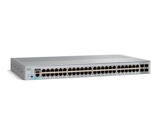 Коммутатор Cisco C1000-48T-4G управляемый 2-го уровня 52-портовый, сертификат СТБ, фото 