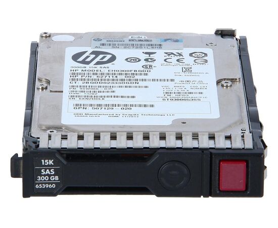 Жесткий диск для сервера HP 300 ГБ SAS 2.5" 15000 об/мин, 6 Gb/s, 652611-B21, фото 