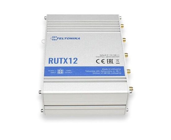 Teltonika RUTX12 - промышленный роутер Dual LTE Cat6, 802.11ac, Bluetooth, фото , изображение 2