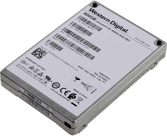 SSD диск для сервера WD Ultrastar DC SS530 480ГБ 2.5" SAS 12Gb/s TLC WUSTR1548ASS204, фото 