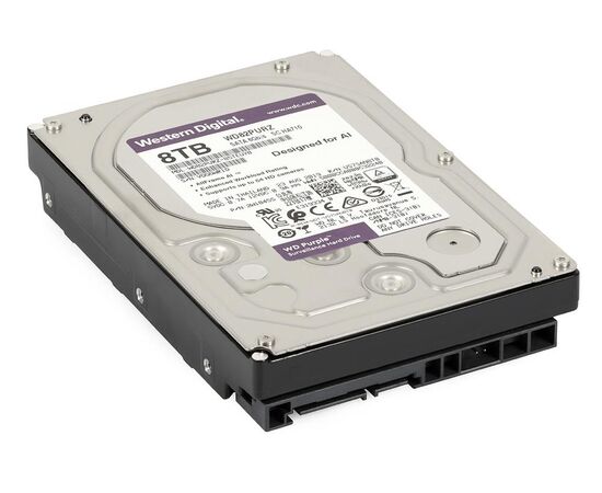 Жесткий диск для видеонаблюдения WD Purple SATA III (6Gb/s) 3.5" 8TB, WD82PURZ, фото , изображение 2