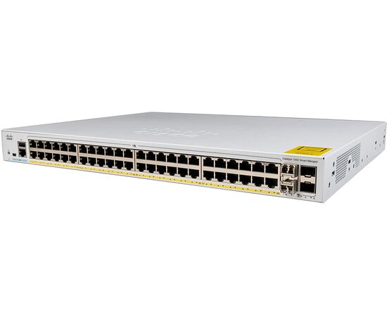 Коммутатор Cisco C1000-48P-4G 48-PoE Управляемый 52-ports, C1000-48P-4G-L, фото , изображение 2
