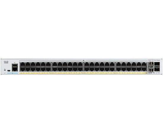 Коммутатор Cisco C1000-48P-4G 48-PoE Управляемый 52-ports, C1000-48P-4G-L, фото 