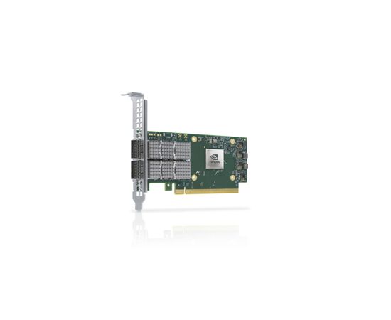 Сетевой адаптер NVIDIA Mellanox MCX623106AN-CDAT, Ethernet, 100 Гбит/с, QSFP56, двухпортовый, фото 