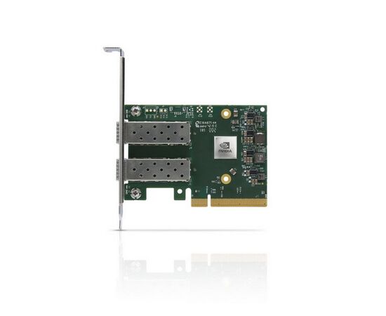 Сетевой адаптер NVIDIA Mellanox MCX631102AN-ADAT, Ethernet, 25 Гбит/с, SFP28, двухпортовый, фото 