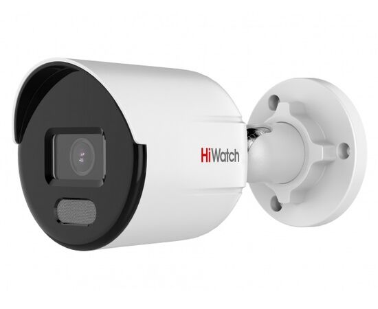 4Мп уличная цилиндрическая IP-камера HiWatch DS-I450L(B) 2.8mm с LED-подсветкой до 30м и технологией ColorVu, фото 