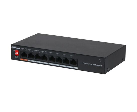 Dahua DH-PFS3008-8GT-60 8-портовой гигабитный Ethernet-коммутатор PoE с 4-портовым PoE, фото 
