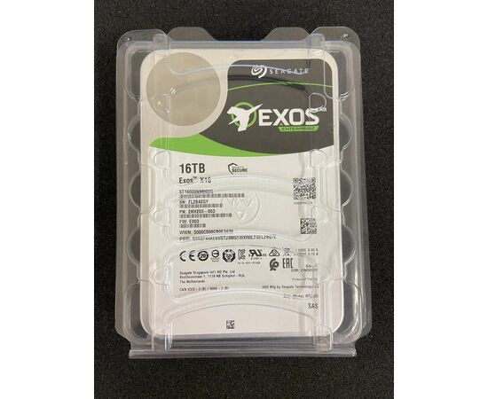 Жесткий диск для сервера Seagate Exos X16 SAS NL (12Gb/s) 3.5" 16TB, ST16000NM002G, фото , изображение 4