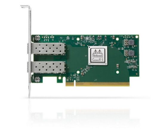 Сетевой адаптер NVIDIA Mellanox MCX512F-ACAT, Ethernet, 25 Гбит/с, SFP28, двухпортовый, фото 