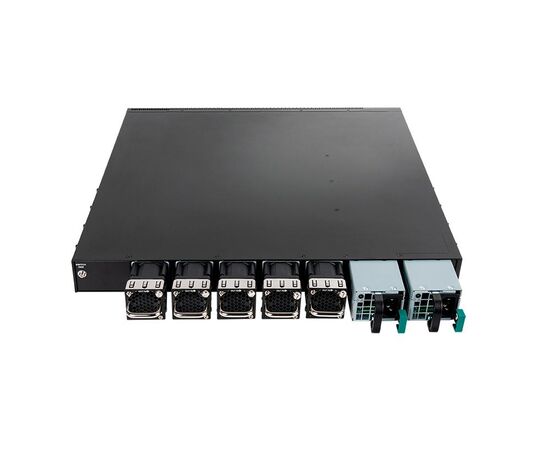 Управляемый L3 стекируемый коммутатор D-Link DXS-3610-54S/BY/A1AEI с 48 портами 10GBase-X SFP+, 6 портами 100GBase-X QSFP28, 2 источниками питания AC и 5 вентиляторами, фото , изображение 3