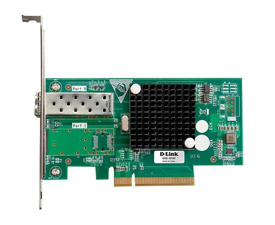 Сетевой PCI Express адаптер D-Link DXE-810S/B1A с 1 портом 10GBase-X SFP+, фото 