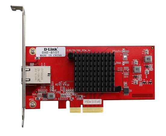 Адаптер сетевой D-Link DXE-810T/B1A с 1 портом 10GBase-T, фото , изображение 2