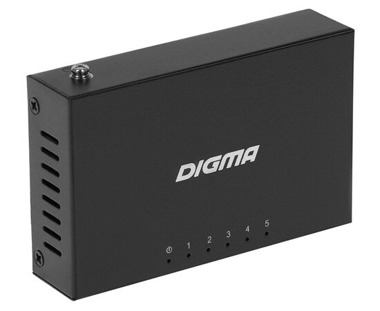 Сетевой коммутатор Digma 5-портов 1000BASE-T DSW-205GE, фото , изображение 4