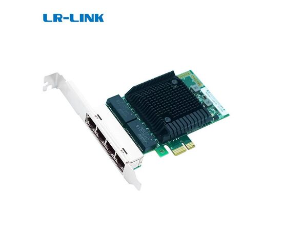 Четырехпортовый сетевой адаптер Gigabit Ethernet LR-Link LRES2046PT, фото , изображение 2