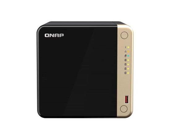 Сетевой RAID-накопитель QNAP TS-464-4G, 4x3,5"/2,5", 2xM.2, 2x2,5 GbE, HDMI, Intel Celeron N5095, 4GB DDR4, фото 
