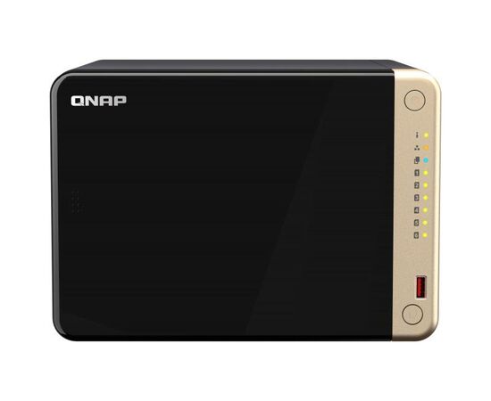 Сетевой RAID-накопитель QNAP TS-664-4G, 6x3,5"/2,5", 2xM.2, 2x2,5 GbE, HDMI, Intel Celeron N5095, 4GB DDR4, фото 