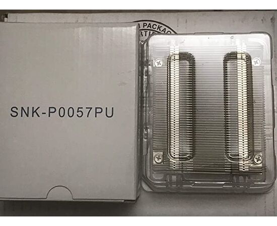 Пассивный радиатор охлаждения для сервера Supermicro SNK-P0057PU, фото 
