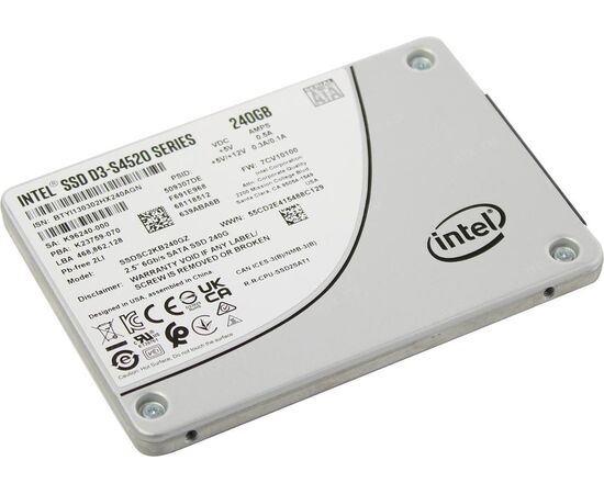 Накопитель SSD Intel SSDSC2KB240GZ01 S4520 Series SATA 2,5" 240GB, фото 