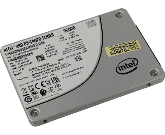 SSD диск для сервера Intel 960GB D3-S4620 SSDSC2KG960GZ01 2,5" SATA III, фото 