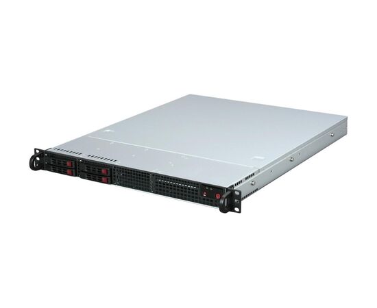 Сервер Supermicro R100 Intel Xeon E-2224G, DDR4 ECC, до 4 дисков 2.5", 2 x 1Gbit Lan, 330W Gold, RACK 1U, IX-R100-2224G, фото 