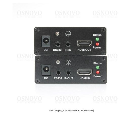 Комплект для передачи HDMI по сети Ethernet OSNOVO TLN-Hi/1+RLN-Hi/1 с поддержкой HDCP, фото , изображение 2