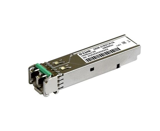 SFP-трансивер D-Link DEM-315GT/A1A с 1 портом 1000Base-ZX для одномодового оптического кабеля (до 80 км), фото 