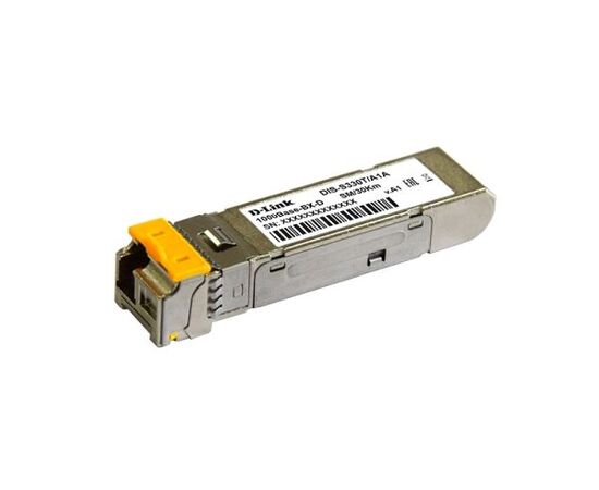 Промышленный WDM SFP-трансивер D-Link S330T/30KM/A1A с 1 портом 1000Base-BX-D (Tx:1550 нм, Rx:1310 нм) для одномодового оптического кабеля (до 30 км), фото 